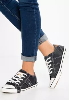 Низкие кеды Mustang, цвет black