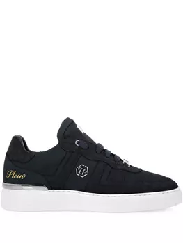 Низкие кеды на шнуровке Philipp Plein, синий