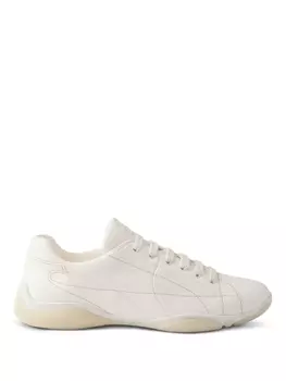 Низкие кеды на шнуровке Prada, нейтральный