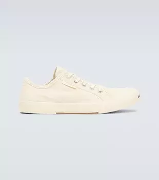 Низкие кеды Paris из плотной ткани Balenciaga, бежевый