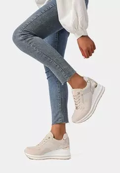 Низкие кеды Queen Helena, бежевые