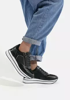 Низкие кеды Queen Helena, черные