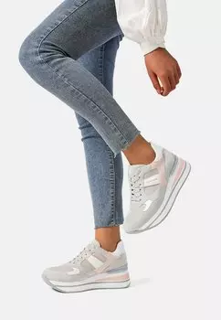 Низкие кеды Queen Helena, серые