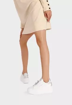 Низкие кеды Renato Balestra, белый деним