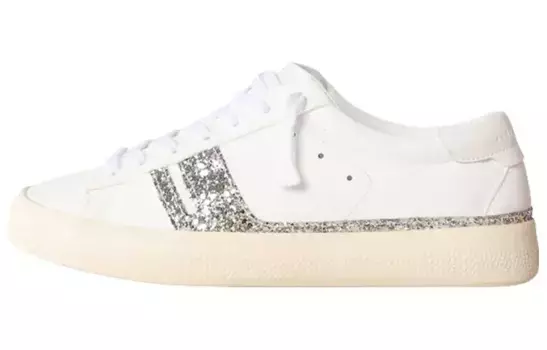 Низкие кеды с блестящей отделкой Golden Goose