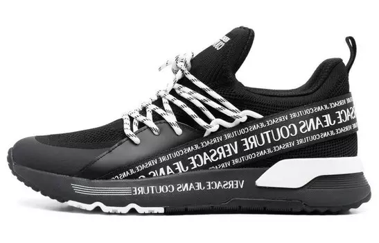 Низкие кеды с логотипом Couture Versace Jeans