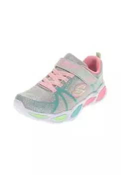 Низкие кеды с мерцающими бобами Skechers, мультиколор