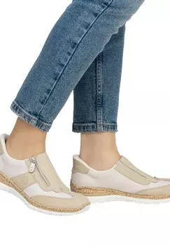 Низкие кеды Scarpe senza lacci Rieker, бежевый