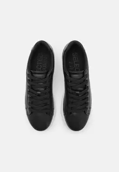 Низкие кеды Slhevan Selected, черные