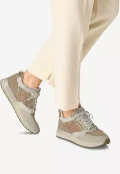 Низкие кеды Tamaris, бежевый