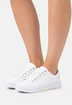 Низкие кеды Tommy Hilfiger, белый/золотой