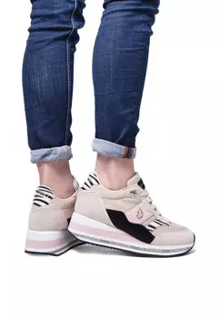 Низкие кеды U.S. Polo Assn., бежевые