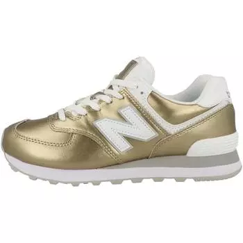Низкие кеды WL 574 женские NEW BALANCE, цвет gelb