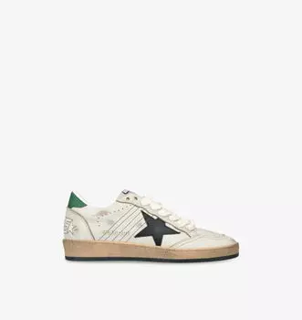 Низкие кожаные кроссовки Ball star 10788 Golden Goose, мультиколор
