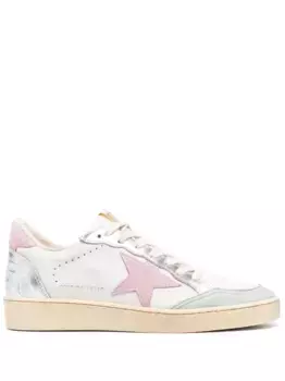 Низкие кожаные кроссовки Ball Star GOLDEN GOOSE, белый