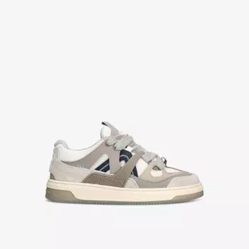 Низкие кожаные кроссовки Bully с контрастными вставками Represent, белый