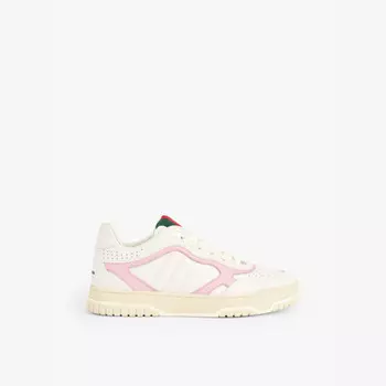 Низкие кожаные кроссовки Re-Web Gucci, белый