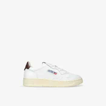 Низкие кожаные кроссовки с вышитым логотипом Medalist Autry, бежевый