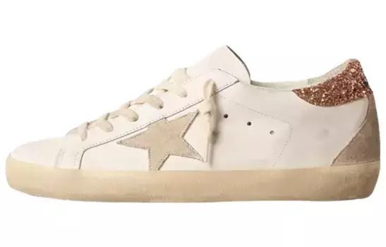 Низкие кожаные кроссовки Super-Star Golden Goose