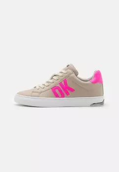 Низкие кроссовки Abeni Lace Up DKNY, цвет taupe