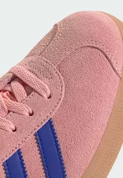 Низкие кроссовки adidas Originals, полурозовые искрящиеся прозрачные синие резинки