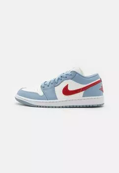 Низкие кроссовки Air Jordan 1 Jordan, цвет sail/dune red/blue grey/white