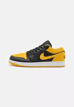 Низкие кроссовки Air Jordan 1 Jordan, цвет black/yellow ochre/white