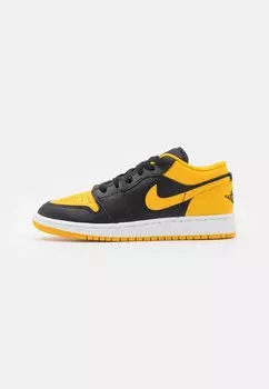 Низкие кроссовки Air Jordan 1 Unisex Jordan, цвет black/yellow ochre/white
