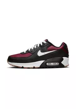 Низкие кроссовки Air Max 90 Ltr Gs Nike, цвет black/white-team red-gum lt brown