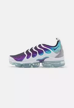 Низкие кроссовки Air Vapormax Plus Nike, цвет white/fierce purple/aurora green/black/wolf grey