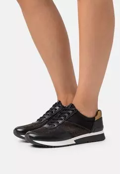 Низкие кроссовки ALLIE TRAINER MICHAEL Michael Kors, черный/бронзовый