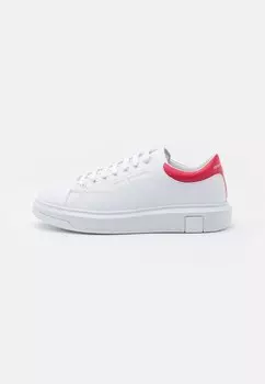 Низкие кроссовки Armani Exchange, оптический белый/красный