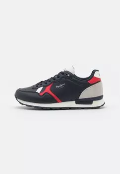 Низкие кроссовки BRIT BASIC Pepe Jeans, темно-синий