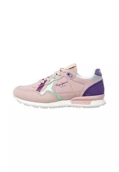 Низкие кроссовки Brit G Pepe Jeans, цвет washed pink