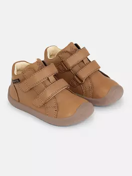 Низкие кроссовки Bundgaard Leder The Walk Strap, светло коричневый