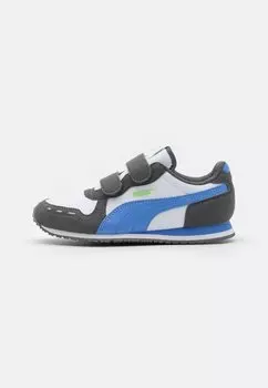 Низкие кроссовки Cabana Racer 20 Unisex Puma, цвет cool dark gray/blue skies/white/pure green