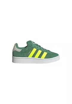 Низкие кроссовки Campus 00S adidas Originals, цвет preloved green solar yellow cloud white