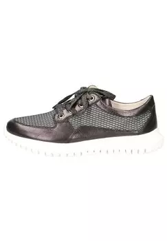 Низкие кроссовки Caprice, цвет black, grey