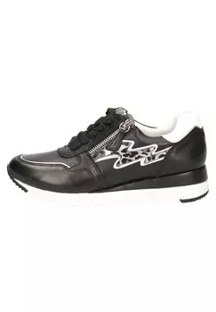 Низкие кроссовки Caprice, цвет black, white