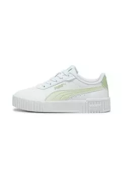 Низкие кроссовки Carina 2.0 Puma, цвет white green illusion pure green