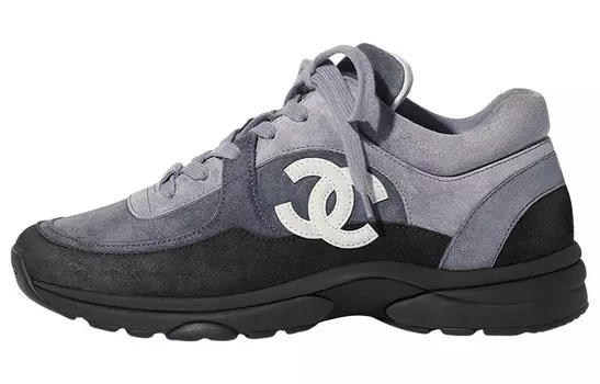 Низкие кроссовки CC Grey Chanel