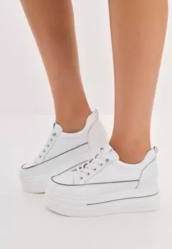 Низкие кроссовки Cesare Gaspari, белые