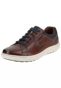 Низкие кроссовки Clarks, цвет Mahagony