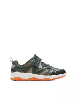 Низкие кроссовки Clarks Leder, хаки