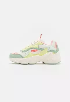 Низкие кроссовки Collene Unisex Fila, цвет marshmallow/lime cream