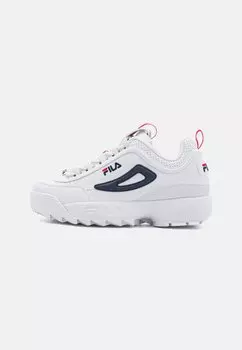 Низкие кроссовки Disruptor Fila, цвет white/navy