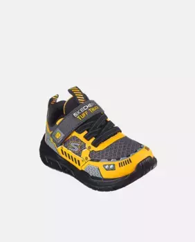 Низкие кроссовки для мальчиков с застежкой-липучкой Skechers, жёлтый