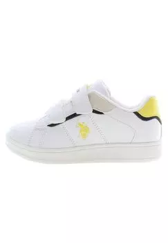 Низкие кроссовки Ecrok U.S. Polo Assn., цвет white/yellow