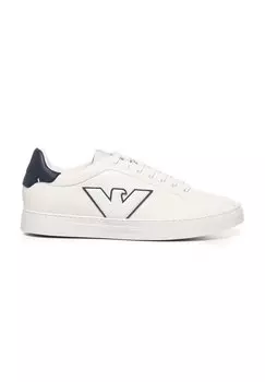 Низкие кроссовки Emporio Armani, белые