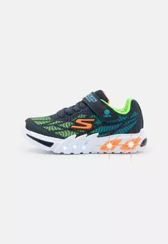 Низкие кроссовки Flex-Glow Elite Skechers, цвет navy/green/orange